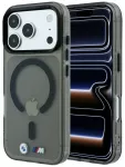 BMW M IML Glossy Metal Logo & Trims telefono dėklas su MagSafe palaikymu iPhone 17 Pro | iPhone 18 Pro juodas