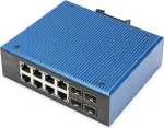 DIGITUS Switch 8+4 -Port Gigabit Ethernet PoE