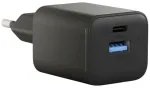 Wall charger Zens 30W USB-C + USB-A black