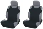 Seat covers "Shirts" - black, 2 pcs.