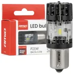 LED bulb LumiTec BA15S P21W 12V FULL CANBUS white 1 pc AMIO-04688