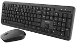 CANYON SET-W20 UK/US Keyboard+Mouse Velvet Wireless Black