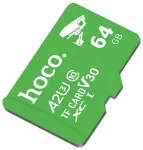 Memory card microSD 64GB class 10 UH-1 U3 V30 A2 Hoco green