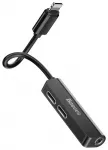 Baseus CALL52-01 Universal audio adapter with charging Lightning -> 3.5mm Black