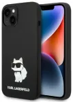 Karl Lagerfeld KLHMP14MSNCHBCK iPhone 14 Plus 6,7" dėklas juodas | black Silicone Choupette MagSafe