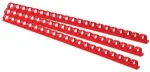 Spirāles plastmasas 14mm 125lp. FOROFIS 100gab. sarkanas