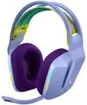 LOGITECH G733 LIGHTSPEED bevielės RGB žaidimų ausinės - alyvinės