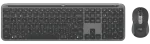 LOGITECH Signature Slim Wireless Keyboard and Mouse Combo MK950 - GRAPHITE - PAN - 2.4GHZ/BT - NORDIC-613