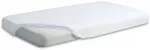 Paklodė i&scaron; džersio su guma 140x70 cm WHITE (7328)