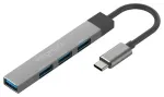 Promate LiteHub-4 USB-C Hub 3xUSB2.0 + USB3.0