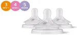 Philips Avent Natural Response SCY960/03 Baro&scaron;anas pudeļu silikona knupī&scaron;u komplekts 3gab