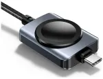 USAMS SJ821 U113 duomenų perdavimo ir įkrovimo laidas | USB-C į USB-C | 100W | 1.2m | juodas