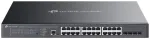 TP-Link Omada SG3428XMPP 28 prievadų L2+ valdomas PoE+ komutatorius juodas