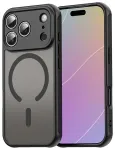 iPhone 18 Pro / 17 Pro PC TPU Magnetic Matte Case, Drop-Resistant - Black