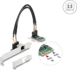 Delock DeLOCK Adapteris M.2 su B+M raktu 1 x RJ45 2,5 Gigabit LAN