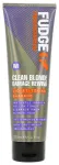 FUDGE Clean Blonde Damage Rewind Purple Violet Toning & Repair Shampoo 250ml skaidra