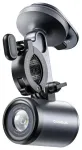 Baseus PrimeTrip 2-in-1 bike mount, phone holder + flashlight (black)