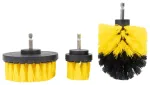 Cleaning brushes for drill screwdriver 3 el. AMIO-04017