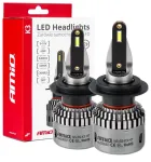 LED Headlights K3 Series H7 12V 6000K canbus AMIO-03683
