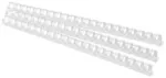 Spirāles plastmasas 16mm 145lp. FOROFIS 100gab. baltas