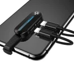 Usams AU10 2in1 Adapter 2X Lightning LED Adapteris