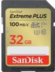 SanDisk Extreme Plus SDHC Atmiņas Karte 100 MB / 32GB