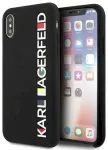 Karl Lagerfeld KLHCPXBHWHBK Glossy Bauhaus Aizsargapvalks priek&scaron; iPhone X/XS / melns