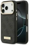 Case Guess 4G Logo Plate MagSafe for      iPhone 18 Pro / 17 Pro black