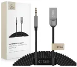 TECH-PROTECT ULTRABOOST AU04 AUDIO ADAPTER AUX BLUETOOTH 6.0 GREY