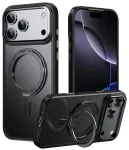 Magnetic Case with Rotating Stand iPhone 18 Pro Max / 17 Pro Max TPU Acrylic MagSafe - Black