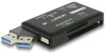 Kortelių skaitytuvas Delock Delock Card Reader SuperSpeed USB Typ-A (3.2 Gen 1) 5 Gbps, 6 kortelių lizdai