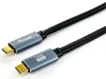 EQUIP 128359 USB 3.2 Gen 2 C&ndash;C laidas 3,0m PD100W 4K/60Hz 10Gbps, Black