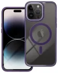 Color Edge Mag telefono dėklas su MagSafe palaikymu iPhone 14 Pro Max violetinis