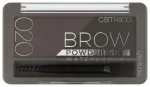 Catrice, Brow Powder Set, Vandeniui atsparus matinis antakių pudros rinkinys, 020, Pelenų, 4 g