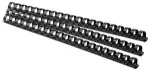 Spirāles plastmasas 16mm 145lp. FOROFIS 100gab. melnas