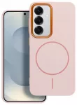 Frame Mag telefono dėklas su MagSafe palaikymu Samsung Galaxy A27 5G (A276) rožinis