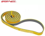 SportVida pasiprie&scaron;inimo guma treniruotėms ir fitnesui 2080 * 15 * 4,5 MM (8-12kg) Geltona