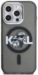 Karl Lagerfeld IML Glitter Karl and Choupette Sketch MagSafe Case Aizsargapvalks priek&scaron; Apple iPhone 15 Pro Max
