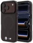 BMW M IML Frosted Metal Logo & Trims telefono dėklas su MagSafe palaikymu iPhone 17 Pro Max | iPhone 18 Pro Max raudonas