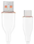 Gembird CC-USB2S-AMCM-1.5M-W Premium silikona USB-A - USB-C kabelis 1,5 m / balts