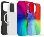 Case double layer for sublimation compatible with MagSafe for IPHONE 14 PRO MAX
