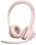 LOGITECH H390 Corded Headset - ROSE - USB