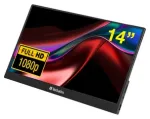 Verbatim 49590 computer monitor 35.6 cm (14) 1920 x 1080 pixels Full HD LCD Black