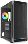 Sharkoon korpusas AK4W RGB ATX 1x stiklas Black