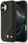 BMW M Carbon Case Line & Logo MagSafe Aizsargapvalks priek&scaron; iPhone 17 / dzeltens