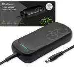 Qoltec Fast Charger for e-bike, electric scooter 36V | 42V | 2A | 5.5*2.1 | water resistant + power cable