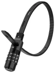 Rockbros 3240001001 bicycle lock for 0.5 m combination - black