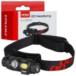 LED Headlamp XPG+COB 1200mAh (BATT) AMIO-04662
