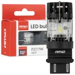LED bulb LumiTec 3157 P27/7W 12V FULL CANBUS white 1 pc AMIO-04691