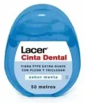 Lacer Dental Tape Extra Soft ypač mink&scaron;ta dantų juostelė 50 m
